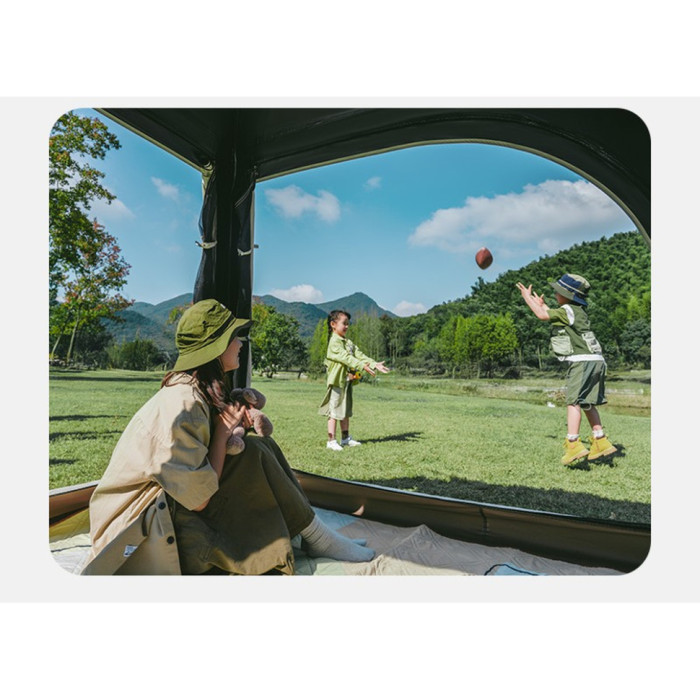 Тримісний намет Naturehike Ango автоматичний розмір S, коричневий CNK2550WS010