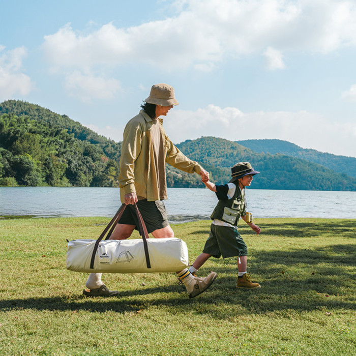Тримісний намет Naturehike Ango автоматичний розмір S, коричневий CNK2550WS010