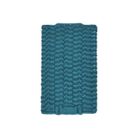 Матрац туристичний надувний двомісний  Naturehike CNK2550WS019, 200х125х6.5 см, синій, для кемпінгу із мішком для надування