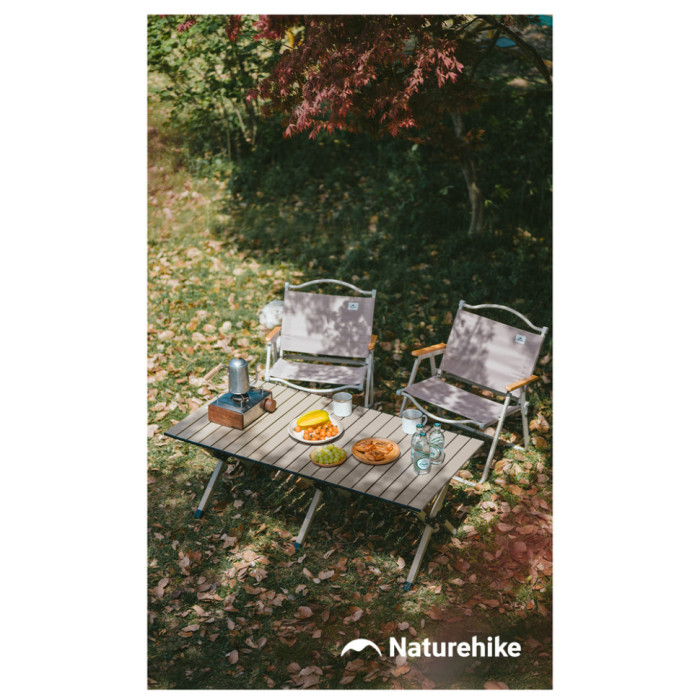 Складаний стіл Naturehike Star Jane T01 CNK2550JJ018, 89х60 см, вуглецева сталь, бежевий