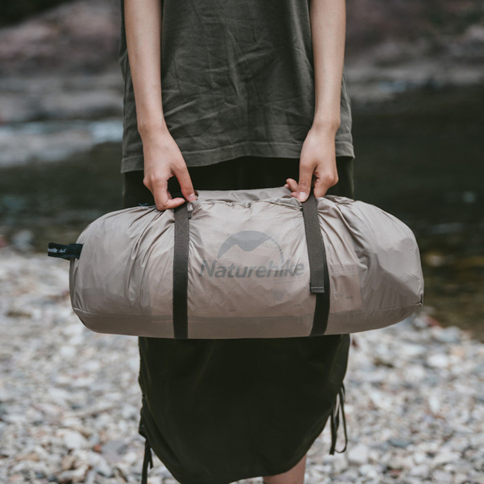 Двомісний намет з великим тамбуром та навісом Naturehike Shandi, сірий CNK2300ZP017