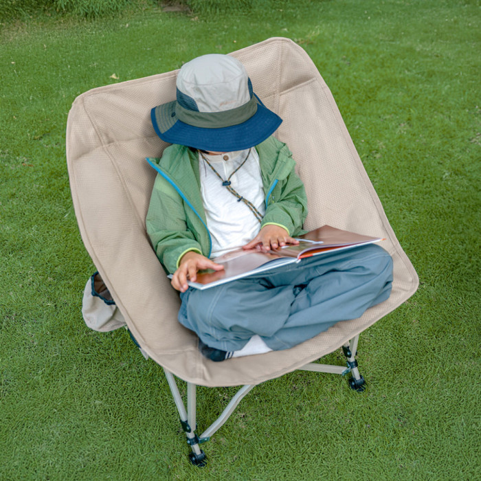 Стілець складаний Naturehike Stellaluna T04 CNK2550JJ022, вуглецева сталь, чорний