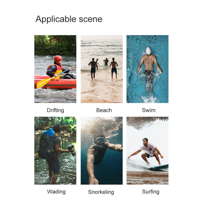 Силіконові антиковзкі черевики аквашузи Naturehike NH20FS022, розмір 43, блакитні