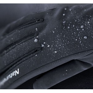 Зимові флісові Naturehike рукавиці, розмір М, чорні (NH19S005-T)