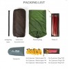 Тримісний намет Naturehike Opalus 3 20D нейлон, зелений  (NH17L001-L)