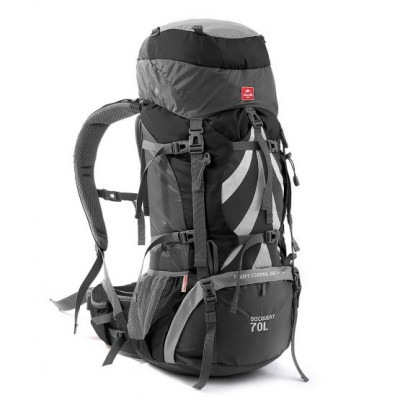 Рюкзак туристичний Naturehike 70 л + 5 л, сірий (NH70B070-B)