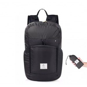 Cкладний рюкзак Naturehike Ultralight  22 л чорний (NH17A017-B)