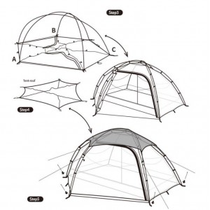 Двомісний намет Naturehike Cloud Peak зелений (NH19K240-Y)