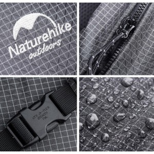 Рюкзак туристичний Naturehike 60 + 5 л Dyneema чорний NH19BP095