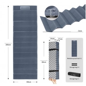 Килимок складний поліуретановий Naturehike R-Value: 2, 2 синій (CNK2300DZ017)