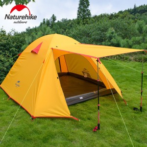 Чотиримісний намет Naturehike P-SERIES 4 помаранчевий (NH18Z044-P)