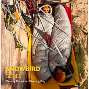 Спальник пуховий Naturehike Snowbird 2 розмір L хакі NH20YD001